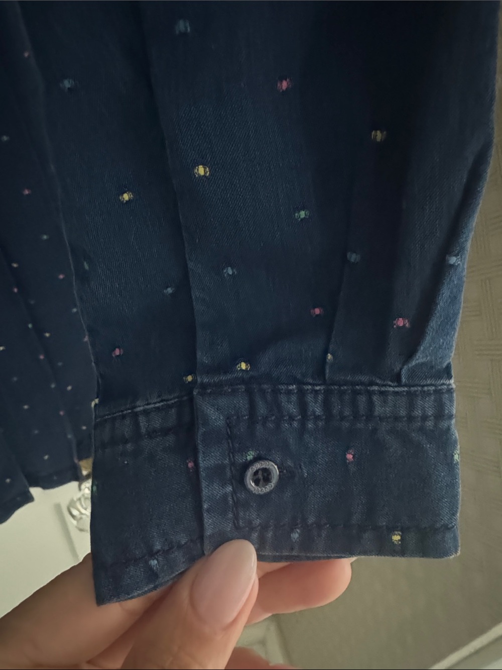 Gucci Kids Denim multi color Confetti Dress Size 10 GG Italy - Picture 16 of 17